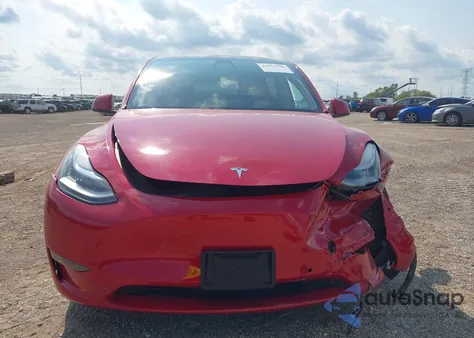 2020 Tesla Model Y Long Range Dual Motor All-Wheel Drive из США, поврежденный, VIN 5YJYGDEE9LF009277